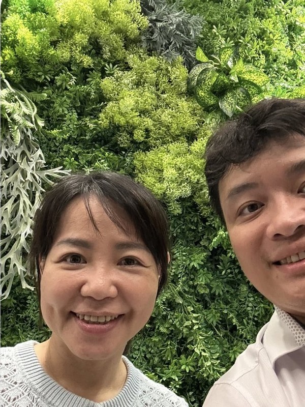 患者與王醫師矯正合照
